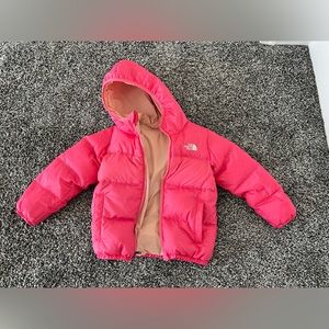 Reversible girls puffer North Face
